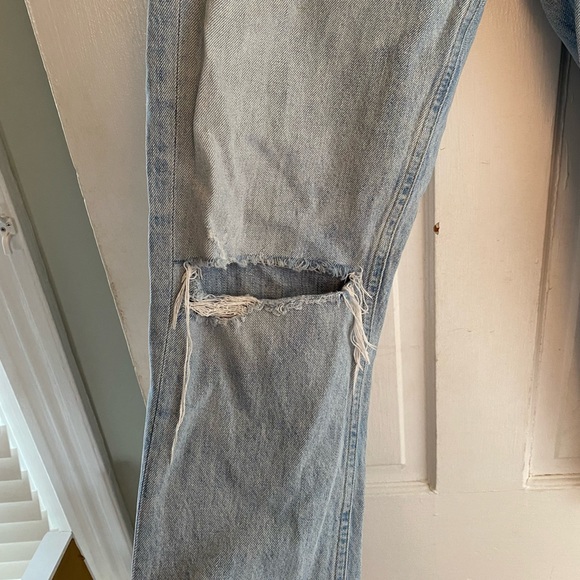 AGOLDE Riley Straight Ripped Light jeans - Picture 3 of 9